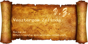 Vesztergom Zelinda névjegykártya